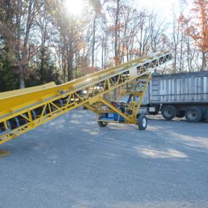 30' Pit Portable Radial Stacking Conveyor