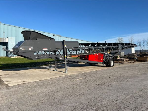 60’-0 Pit Portable Radial Stacking Conveyor